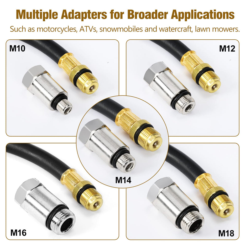 BETOOLL includes 10 adapters for cars, boats, trucks, and more