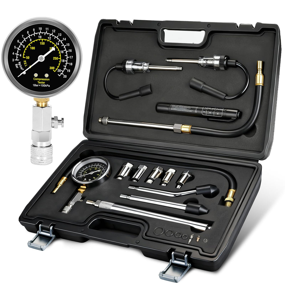 BETOOLL 14pcs compression tester kit used for accurate engine cylinder checks