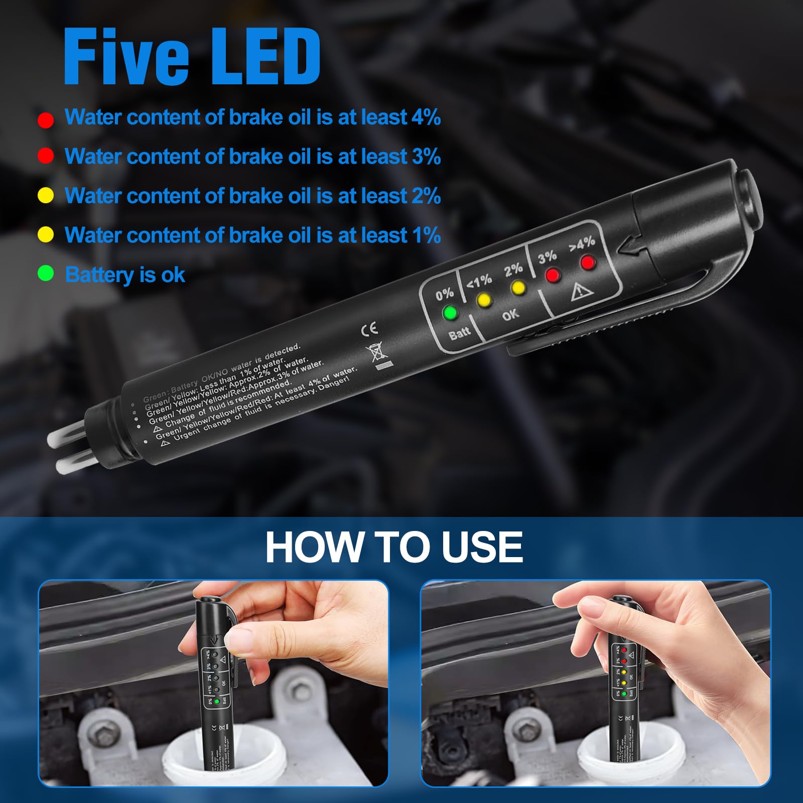 BETOOLL fuel delivery system check using spark plug indicators