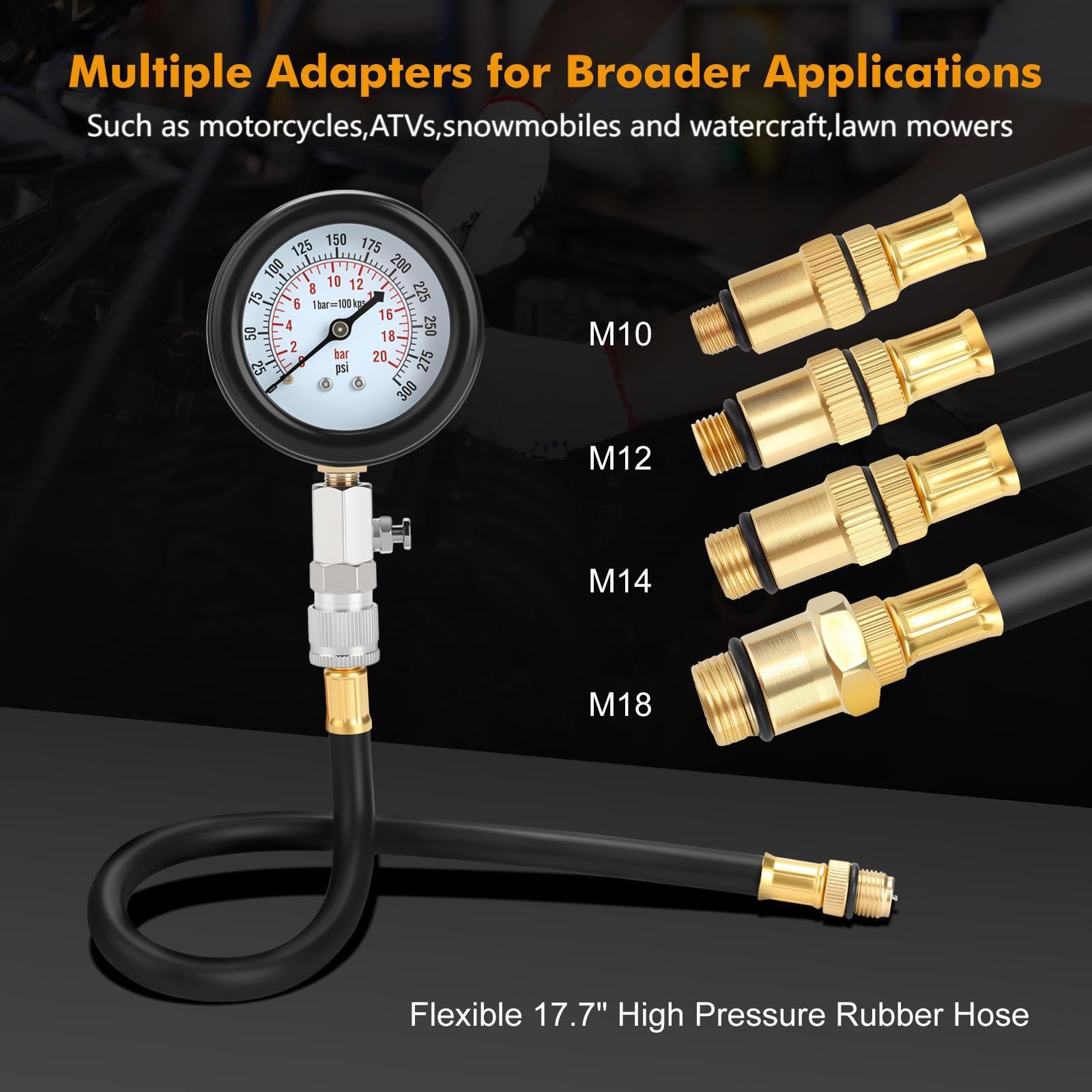 BETOOLL HW0130 extension hose extends reach across engines