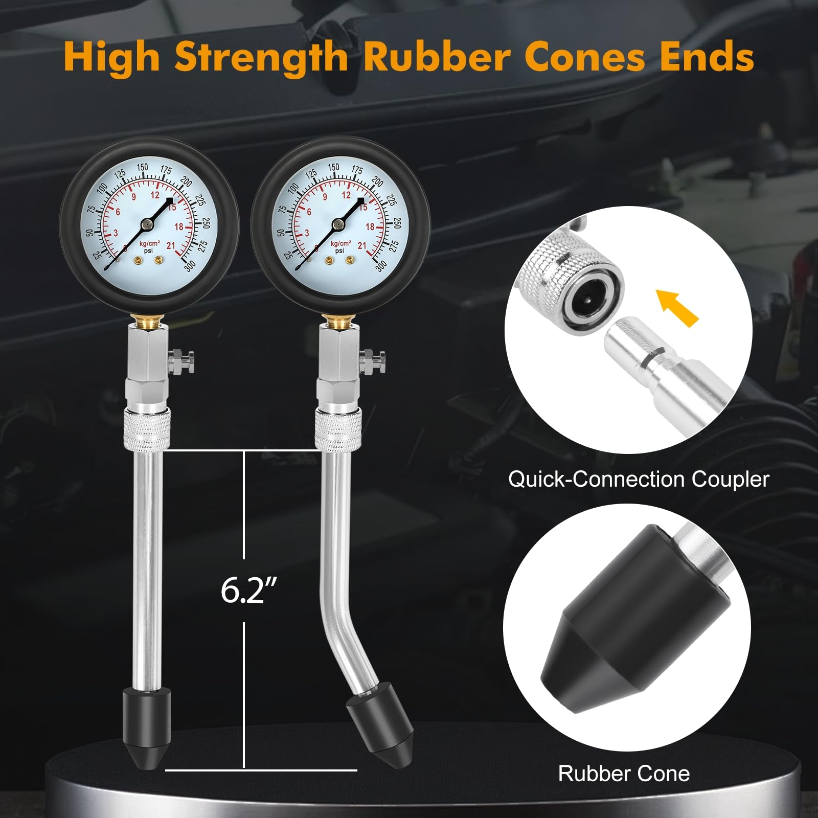 BETOOLL HW0130 rubber cone ends attach quickly without threading