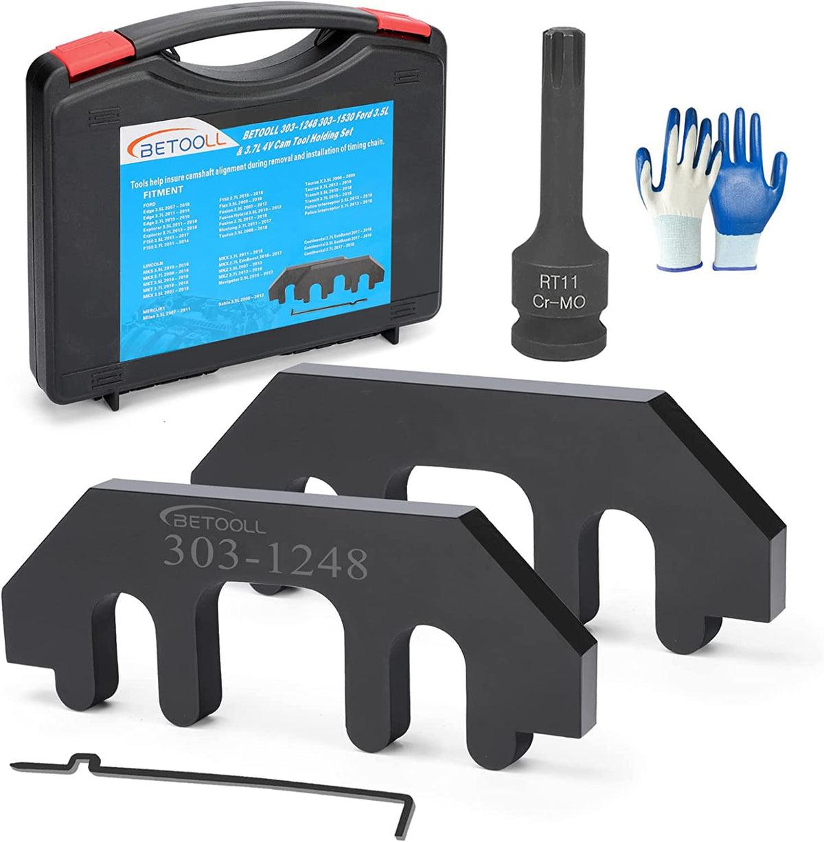 BETOOLL camshaft holding tool package upgrades enable precise timing setup.