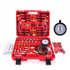 BETOOLL Pro fuel injection tester dual-dial gauge for precise readings.