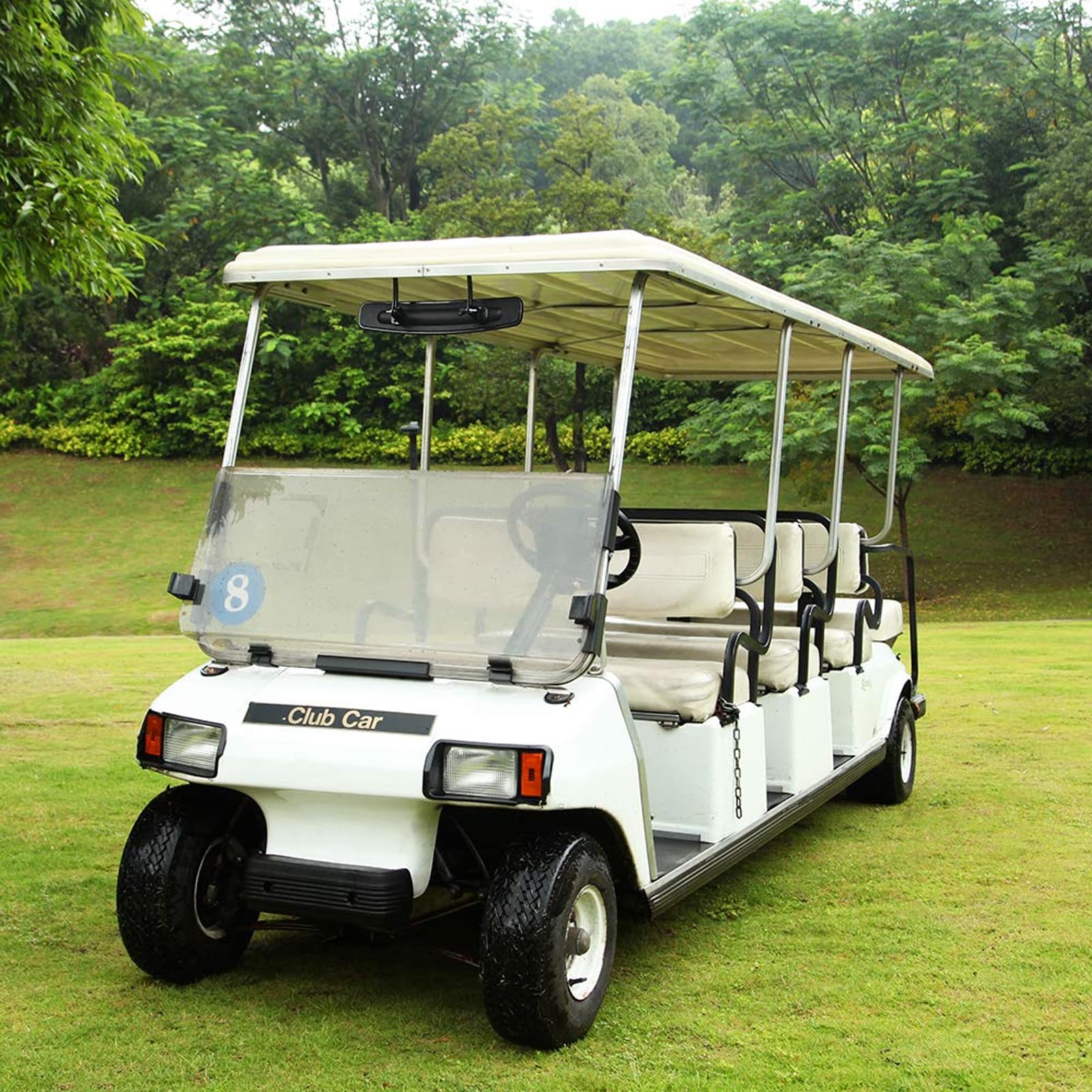 BETOOLL universal fit for EZ-GO, Club Car, Yamaha improves rear awareness.