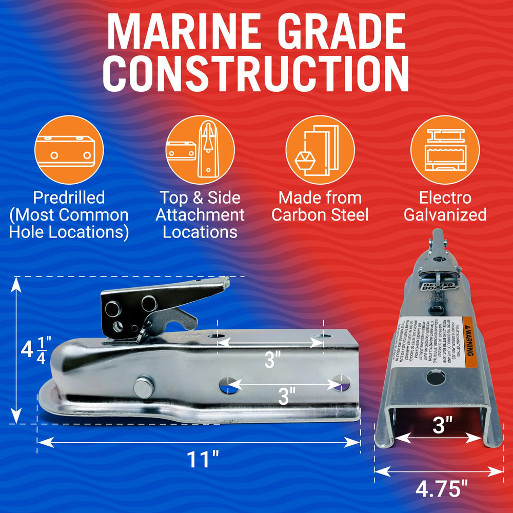 Better Boat marine grade construction resists corrosion in coastal and inland conditions