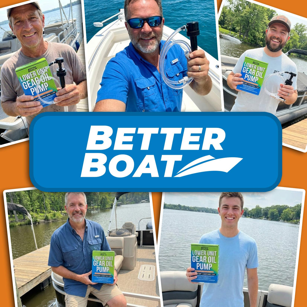Better Boat easy oil change pump reducing spills and mess on deck.