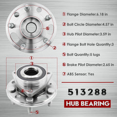 Betthand 513288 ABS-ready hub supports consistent braking performance