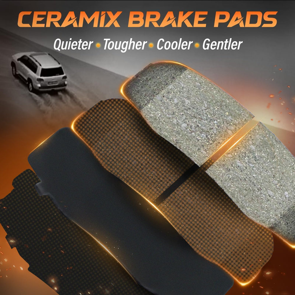 Betthand brake kit rear pads for Sequoia quiet, clean braking