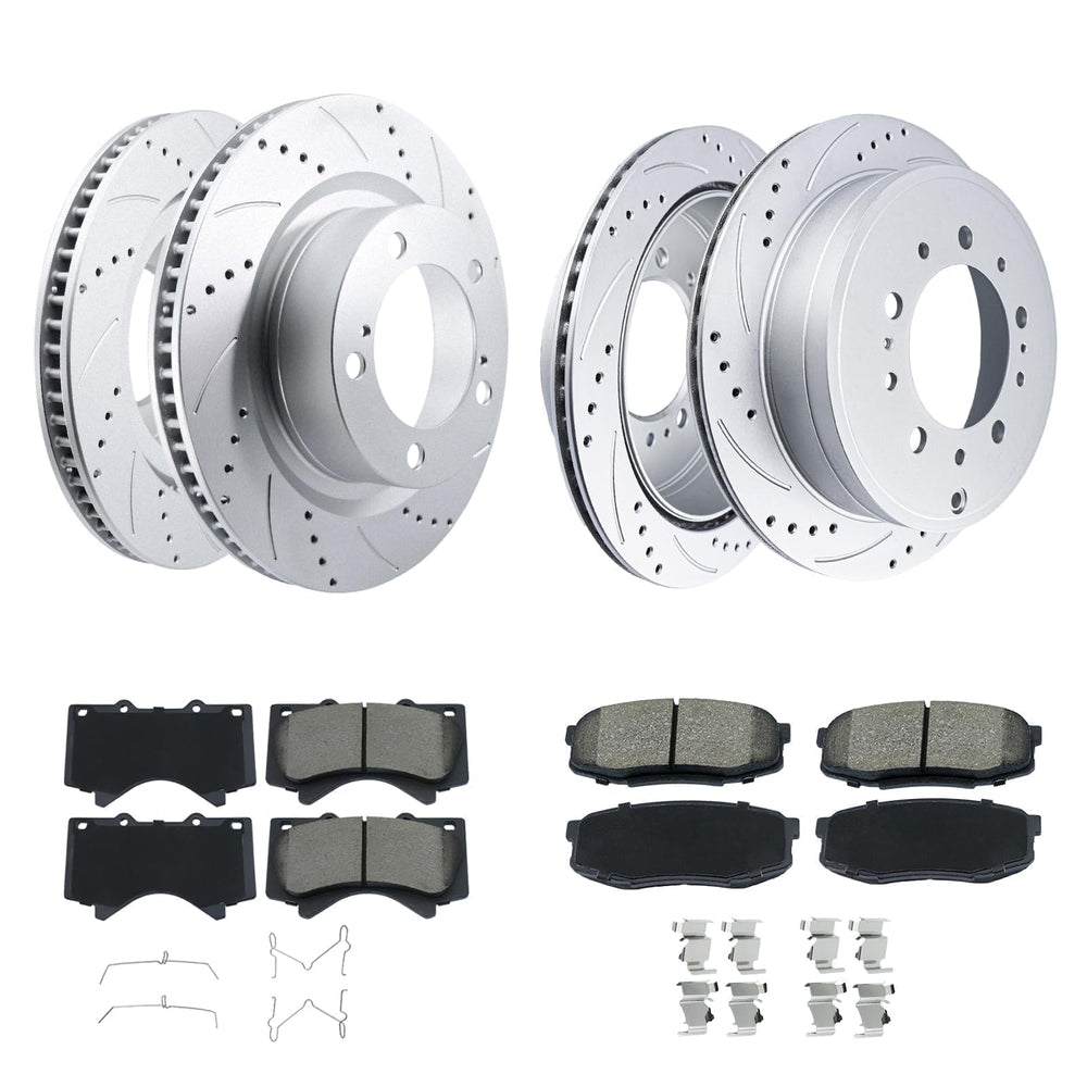 Betthand brake kit front rotors for Tundra resist rust and boost durability