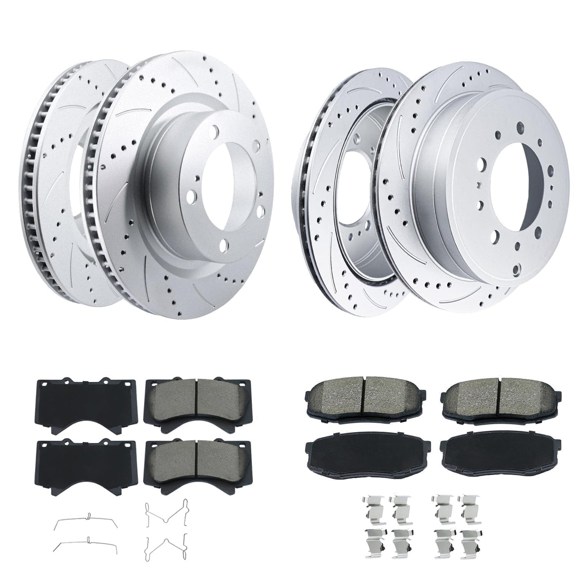 Betthand brake kit front rotors for Tundra resist rust and boost durability