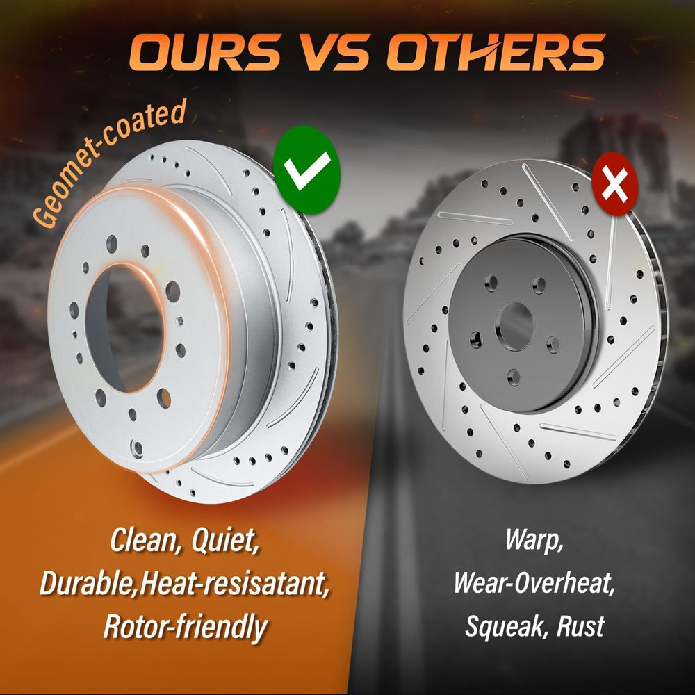Betthand brake kit rear rotors for Tundra ensure smooth stopping and durability