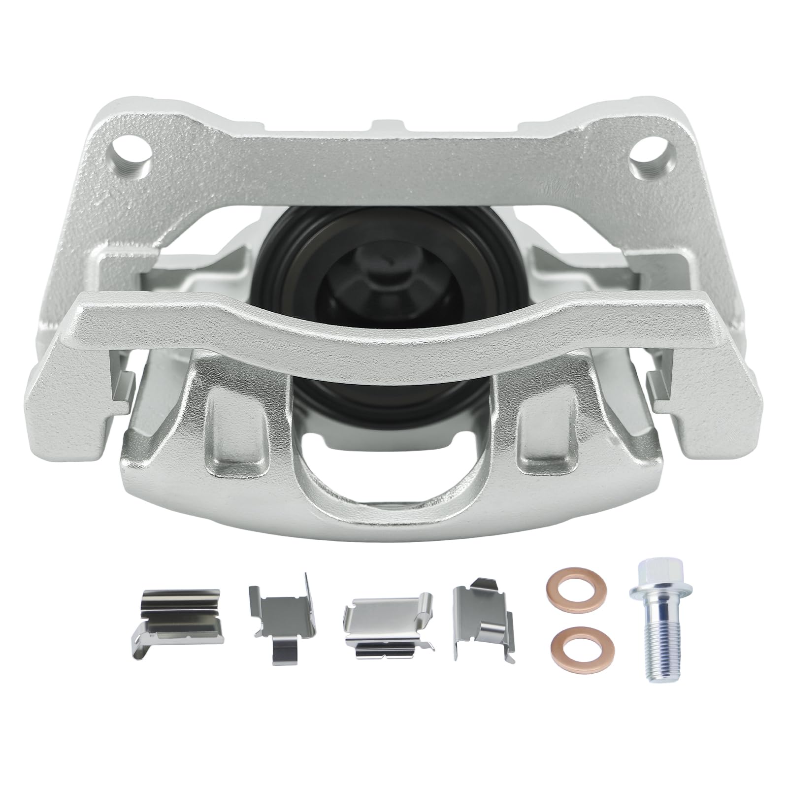 Betthand brake caliper pistons close-up highlights seal quality