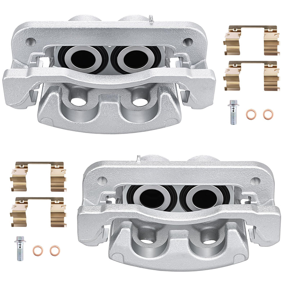Betthand front brake calipers kit closeup showing durable components for Silverado and GMC.