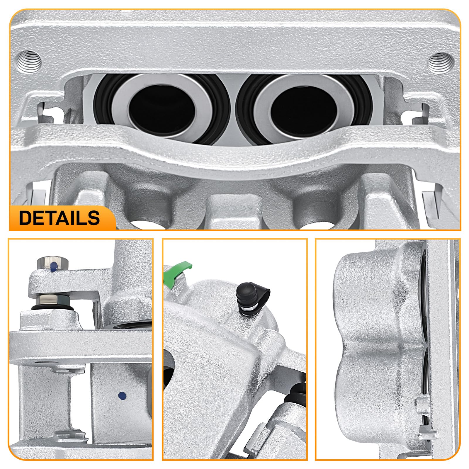 Betthand front brake calipers kit installation step demonstrates straightforward fitment.