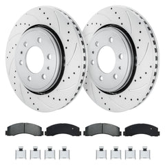 Betthand front brakes and rotors assembly for F-150 delivering reliable stopping power.