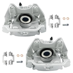 Betthand rear disc brake calipers close-up, reliable replacement for Silverado