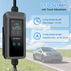 BETUMODA NEMA 6-20 connector enabling reliable Level 2 charging on the go.