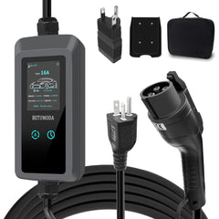 BETUMODA Level 1&2 EV charger with 6-20 plug for home Level 2 charging.