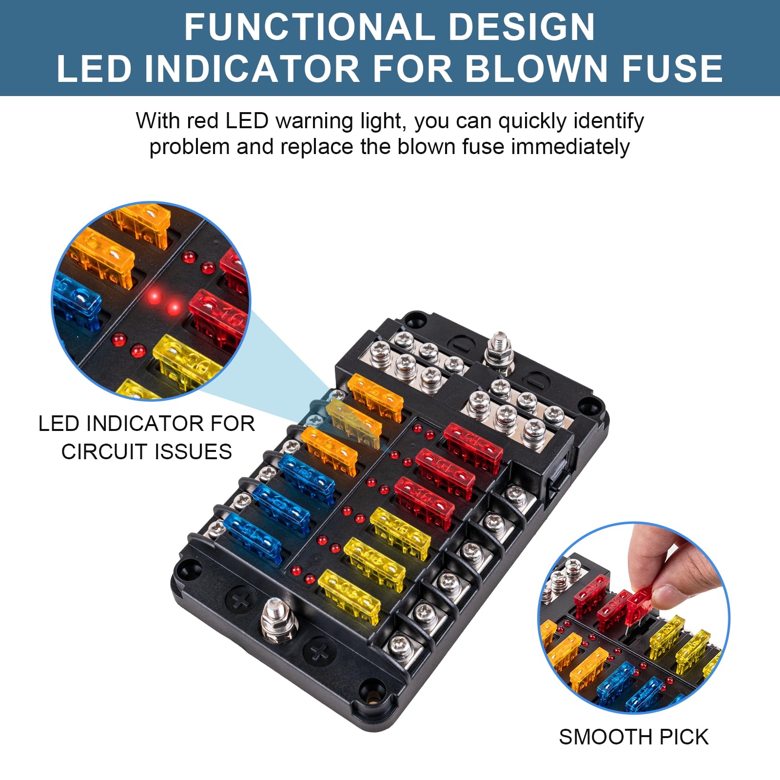 BetyBedy ground bus layout supports reliable circuit grounding.