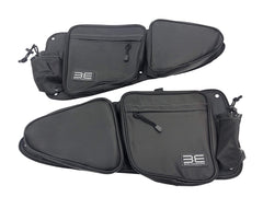Bevel Engineering side door bag left mounted on Polaris XP1000 for quick access
