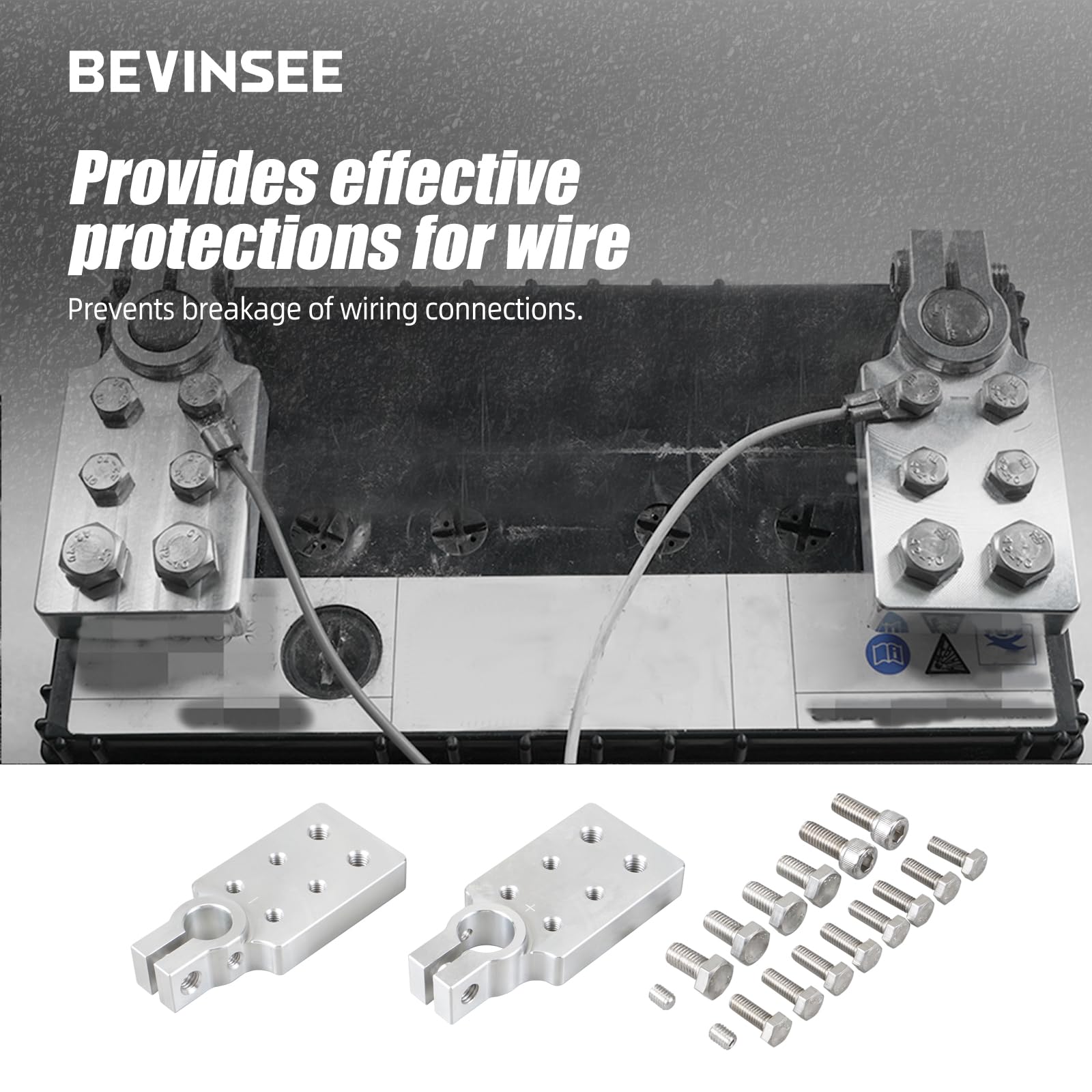 Bevinsee anti-loosening screw keeps clamps steady during vibrations
