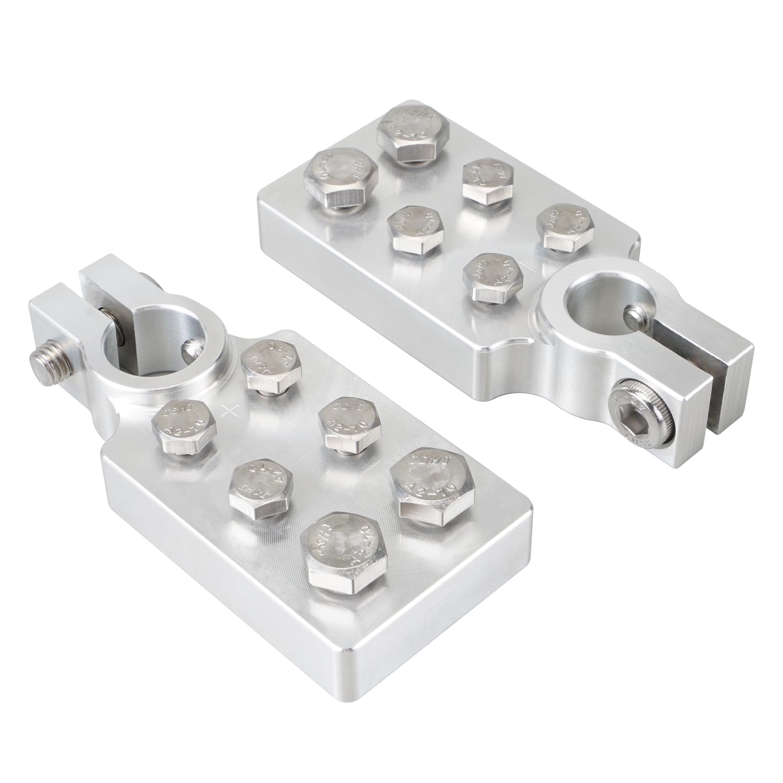 Bevinsee 6-spot terminal clamps with adjustable head design for secure battery connections