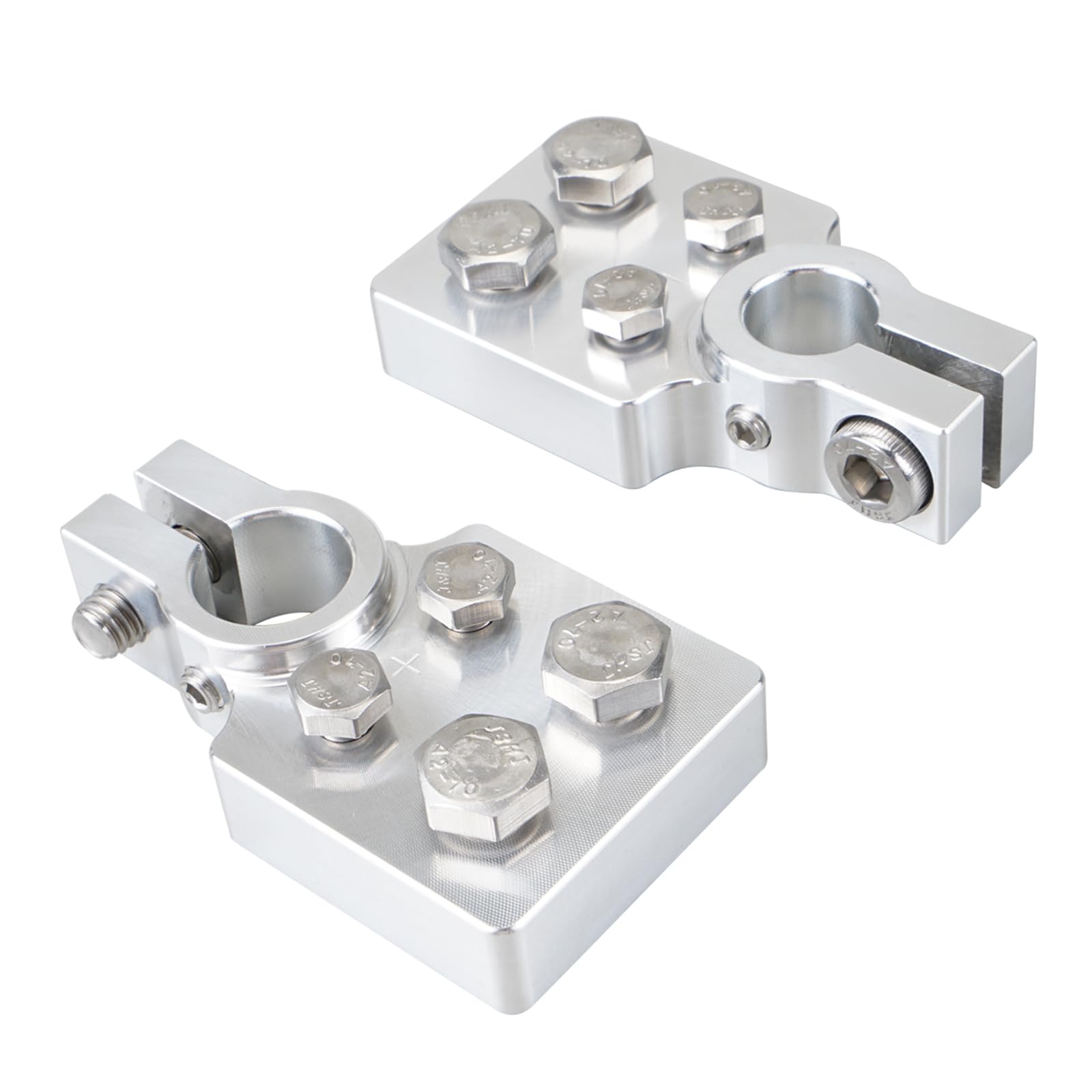 Bevinsee 4 spot clamps top view showing adjustable head for secure connections