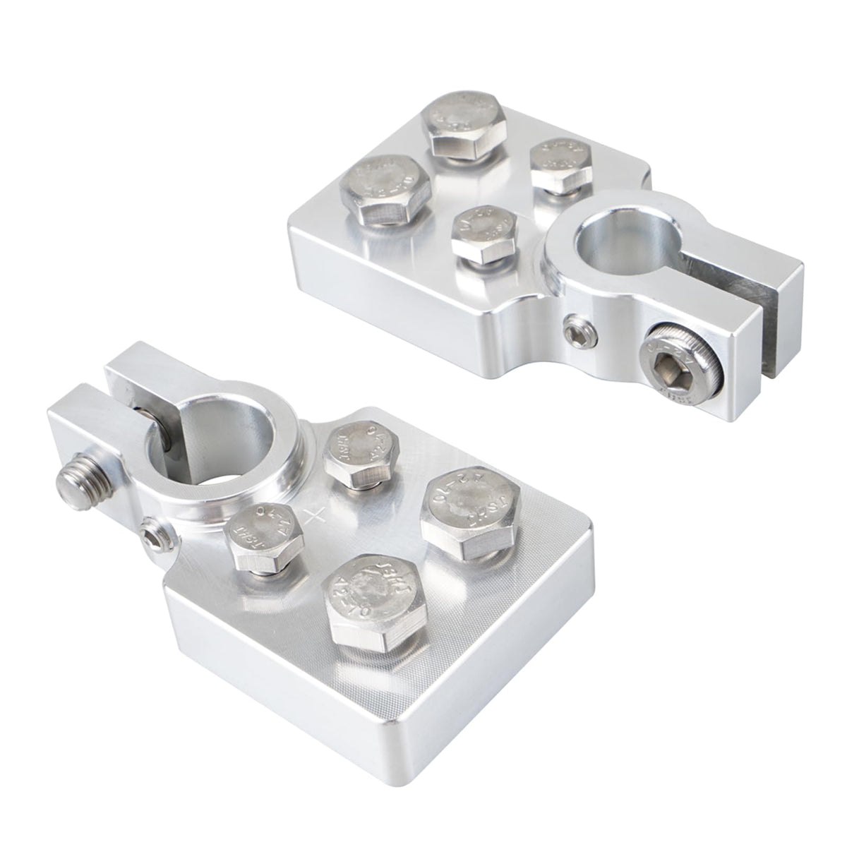 Bevinsee 4 spot clamps top view showing adjustable head for secure connections