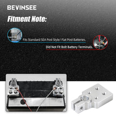 Bevinsee clamps assembled with M8 bolts for firm fastening