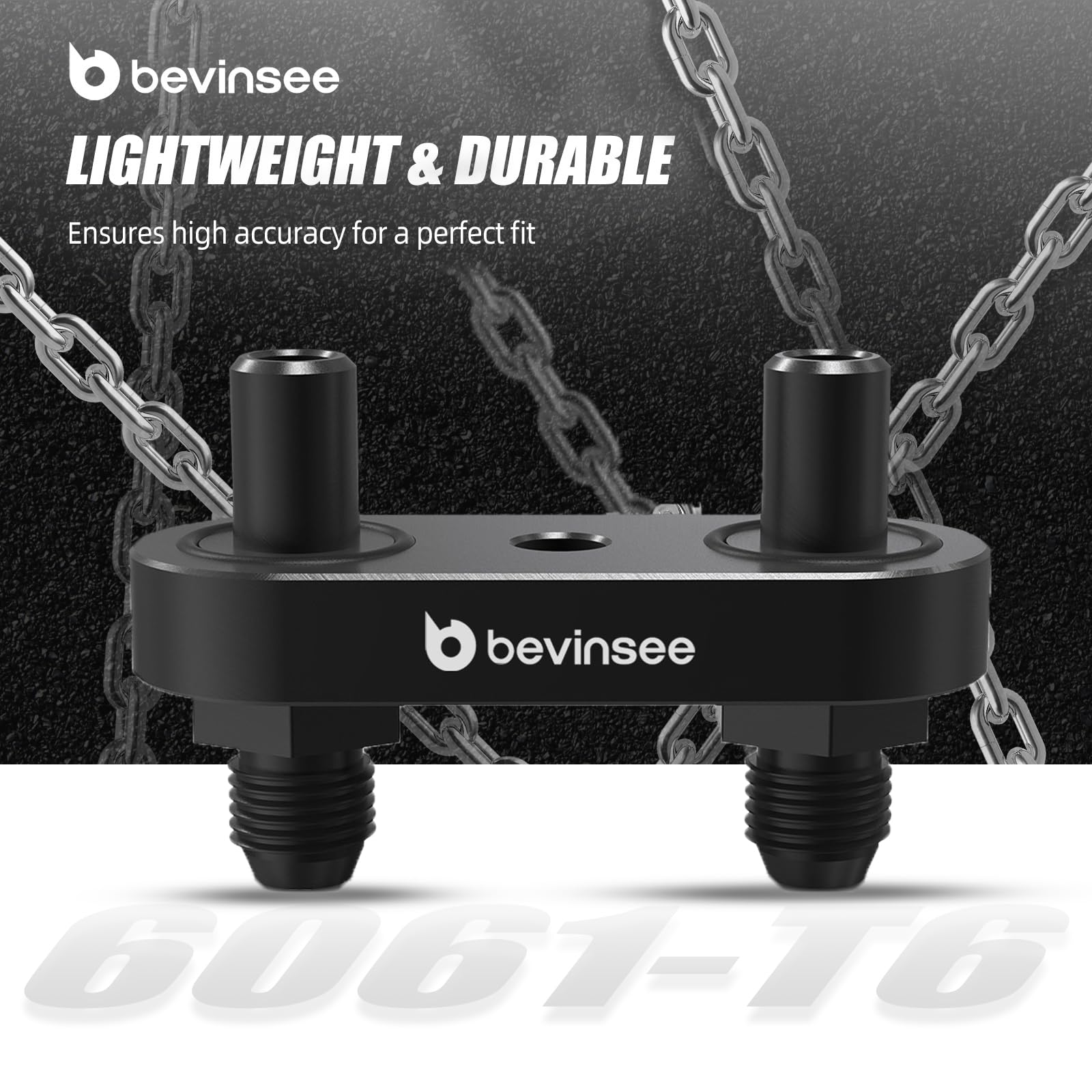 Bevinsee CNC-machined mounting plate ensuring accurate alignment.