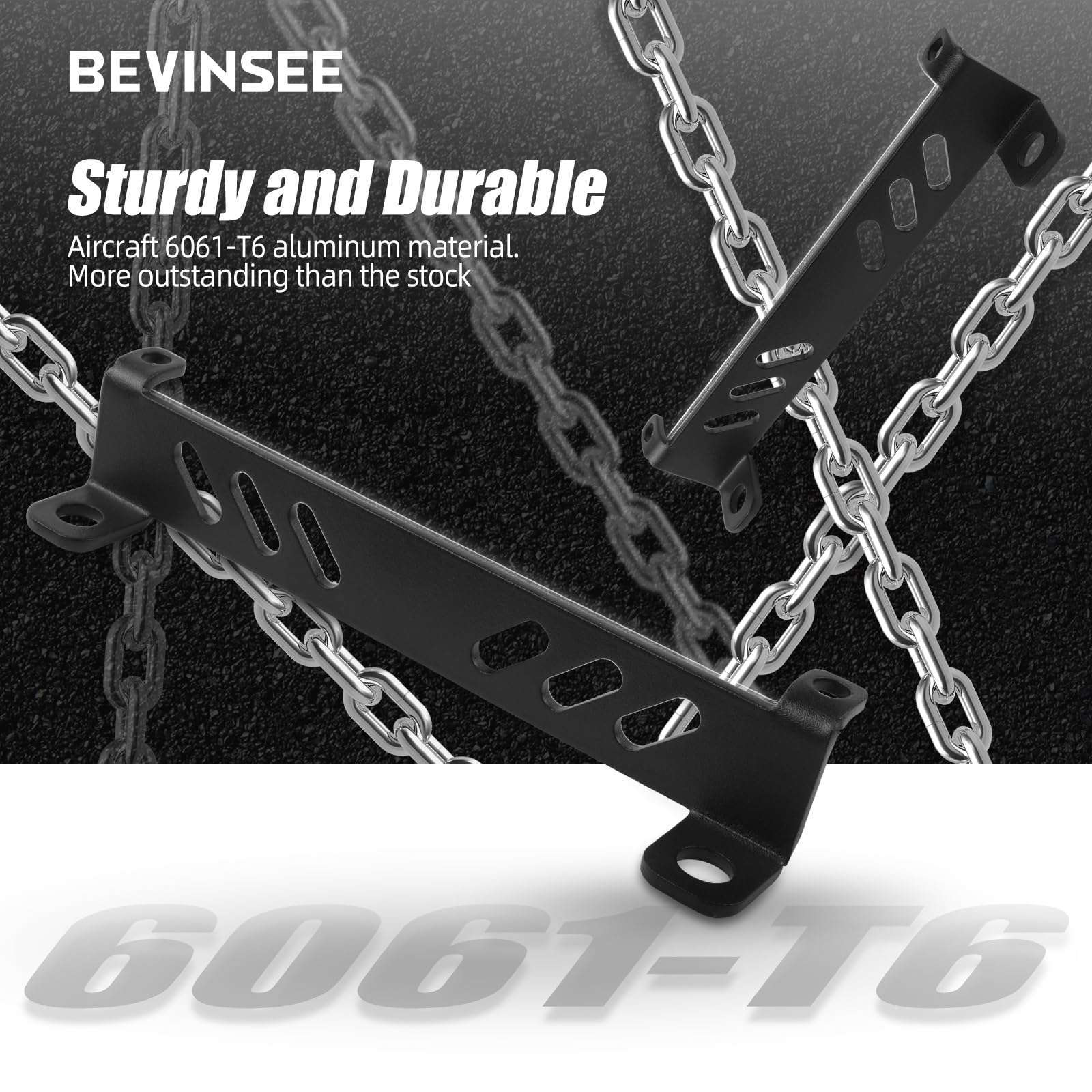 Bevinsee LS fitment brackets compatible with LS2 LS1 LS3 LSX.