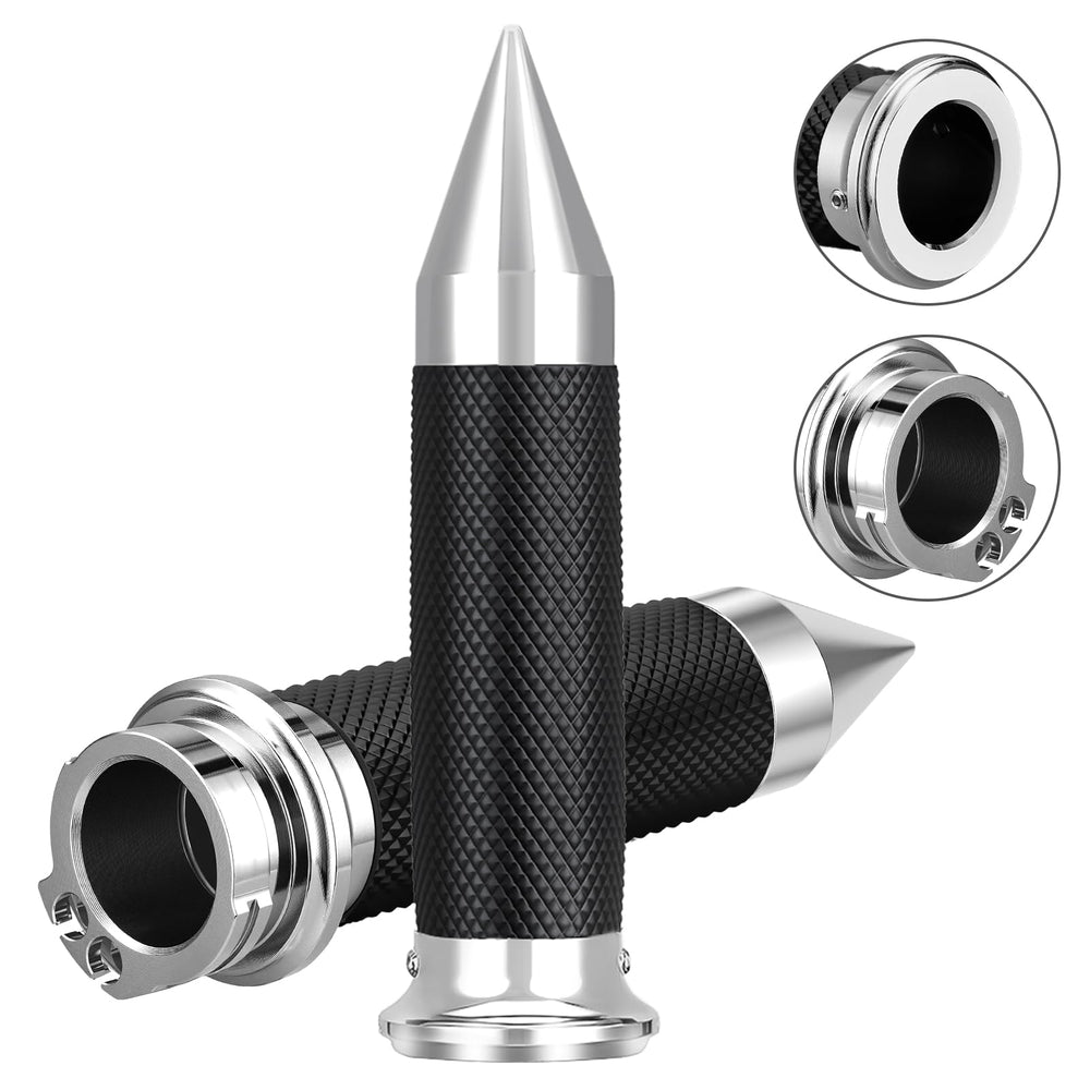 Beyisi packaging includes 1 pair of chrome grips.