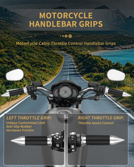 Beyisi chrome throttle assist close-up enabling easier throttle control.