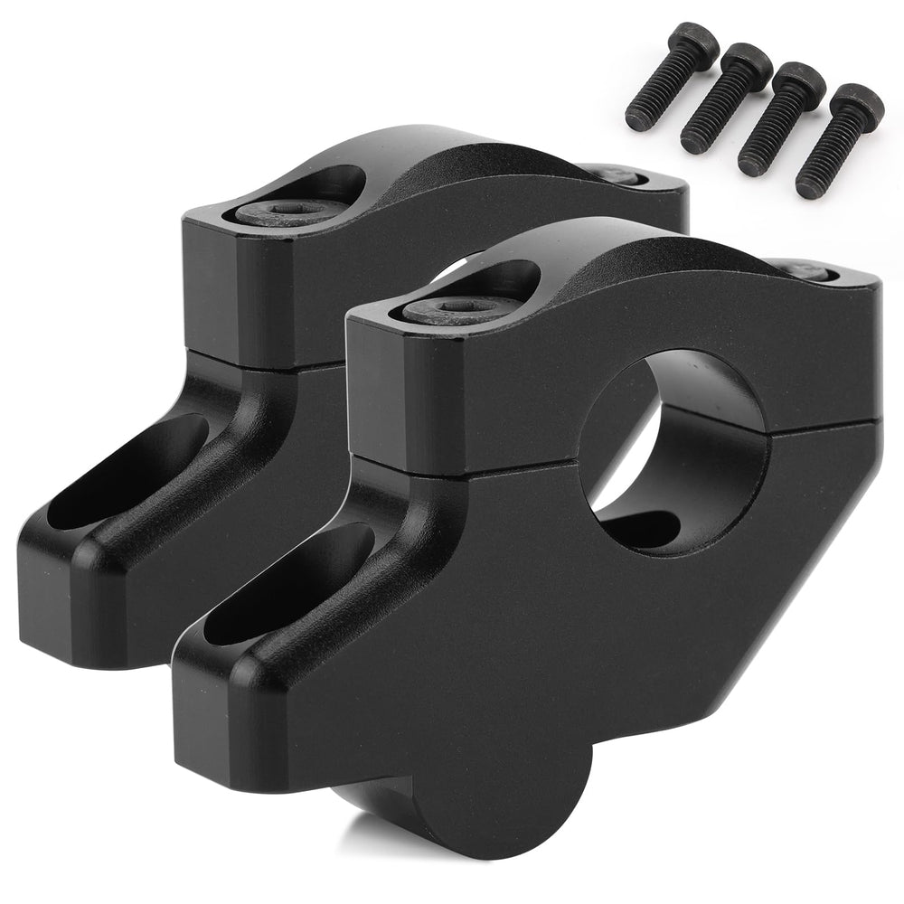 Beyisi handlebar risers with clamps ready for quick installation.