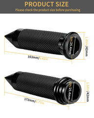 Beyisi grips set with spike design in black ready for quick installation.