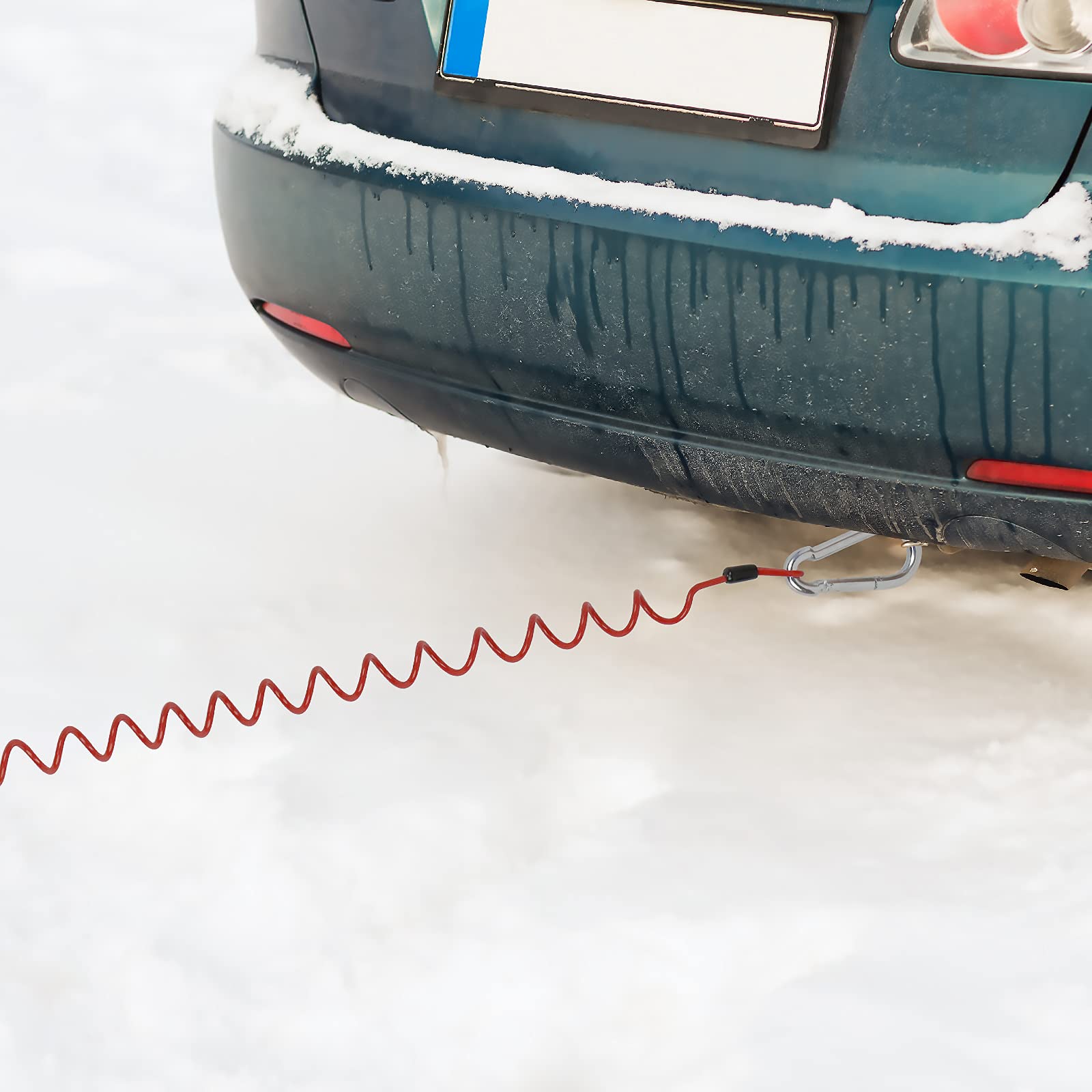 BFDKIT Breakaway cable demonstrates installation between trailer and tow vehicle.
