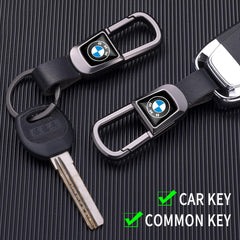 BFIVEANTE BMW keychain highlighting 364-degree rotation for easy access.