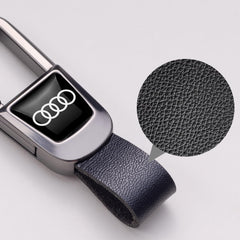 BFIVEANTE keychain on Audi key demonstrates secure attachment and style