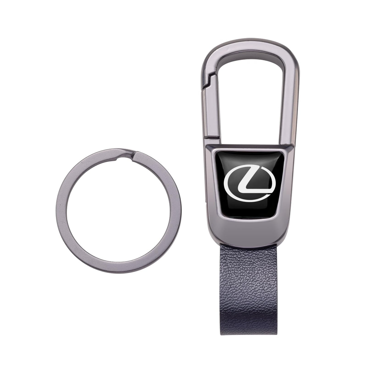 BFIVEANTE leather keychain for Lexus ES350; durable, stylish use