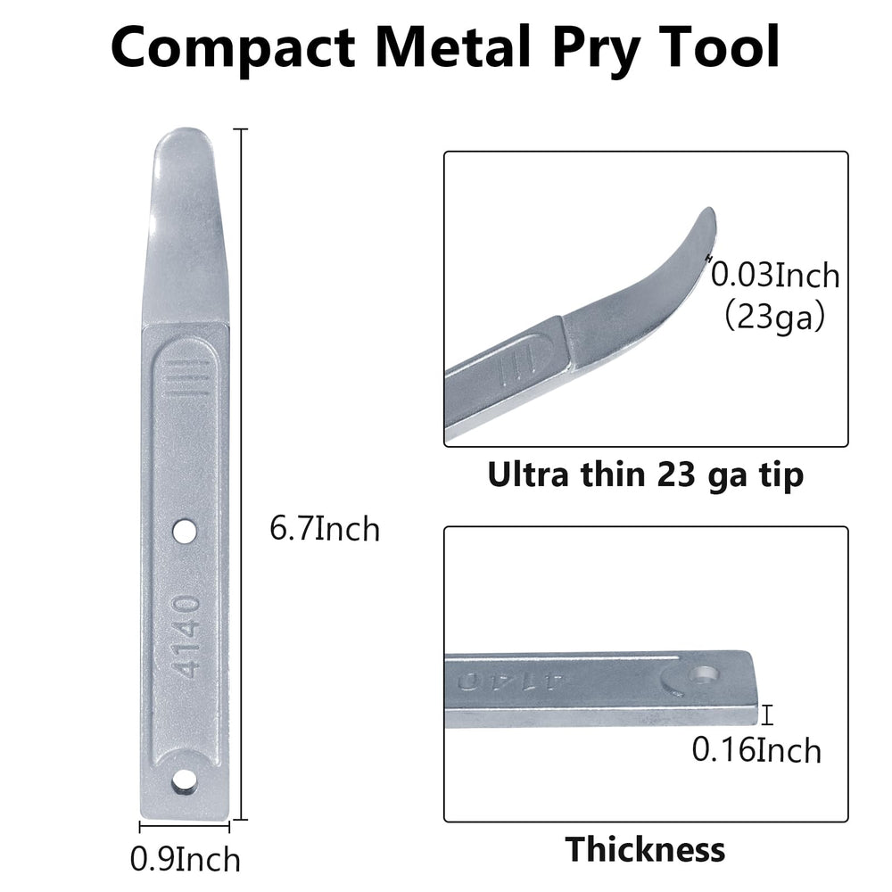 BFXM 4140 Pry Tool curved tip enables access to tight spaces