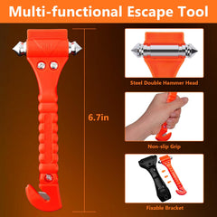 BFXM close-up of hardened steel hammer tip for reliable glass breaking