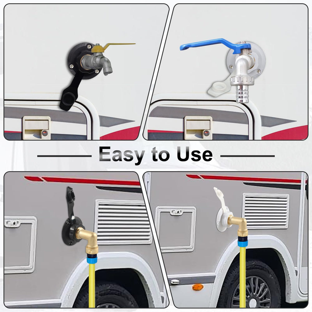BFXM RV city water inlet white shell to match RV styling