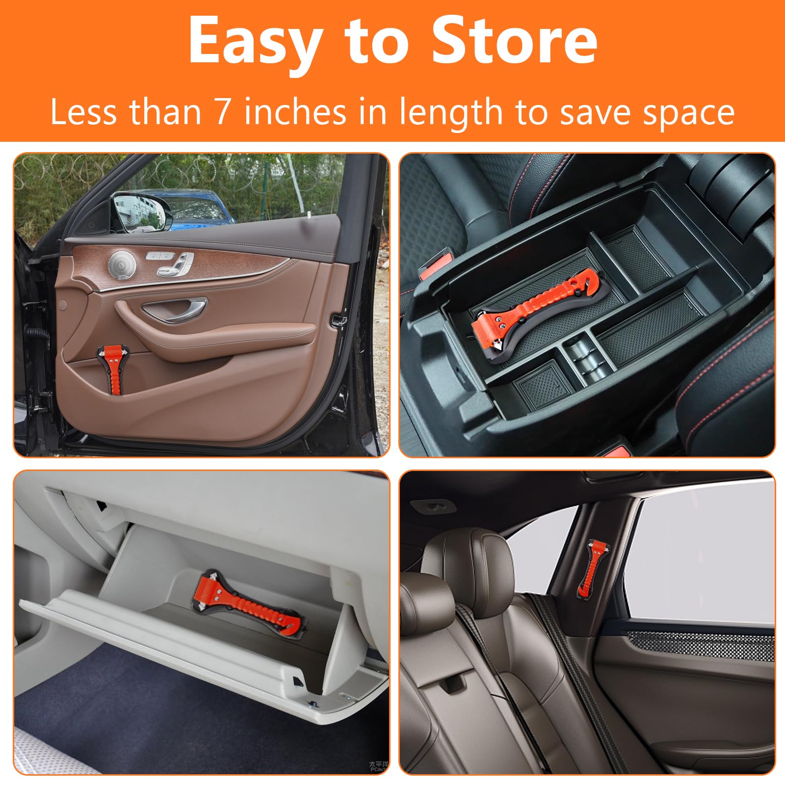 BFXM next to ruler showing 6.7-inch size for easy vehicle storage
