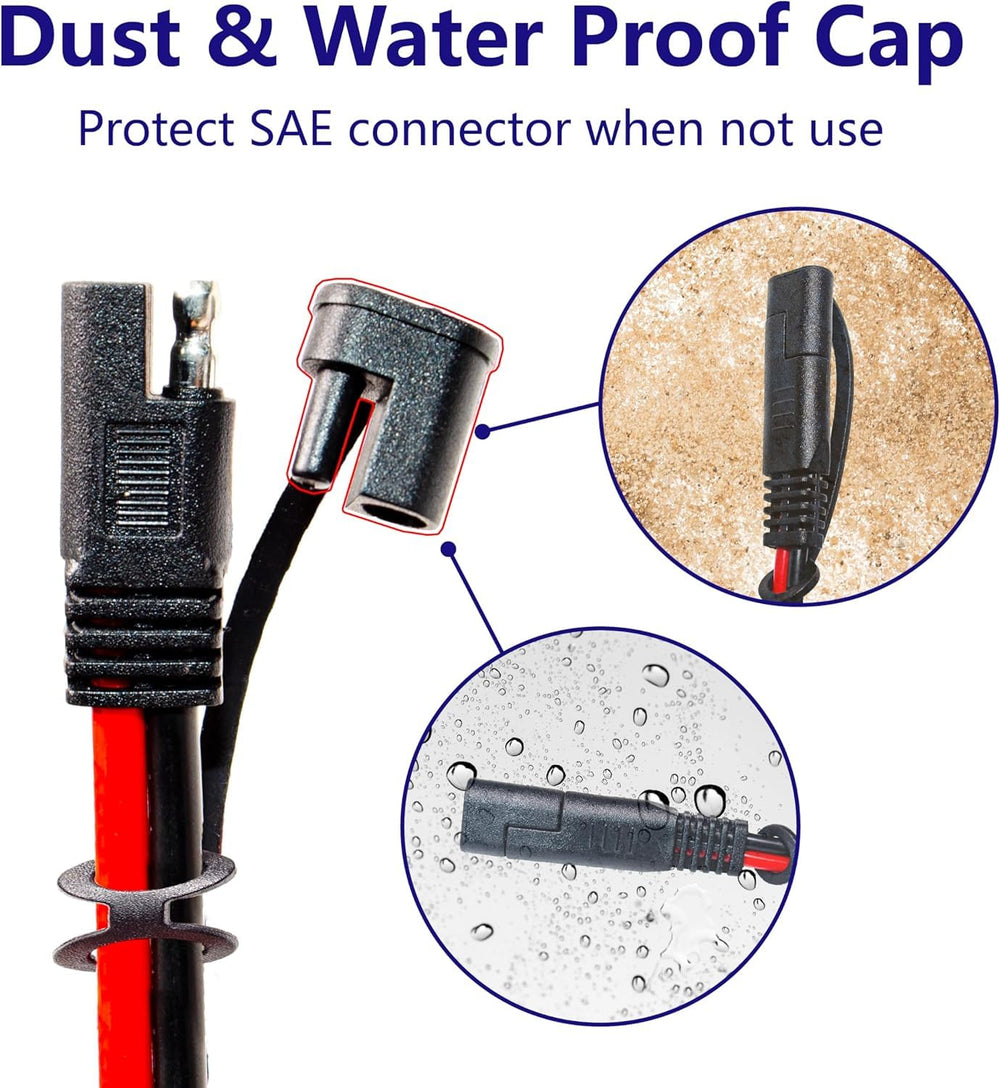 BFXM Waterproof and dustproof cover protects charging ports in any weather.