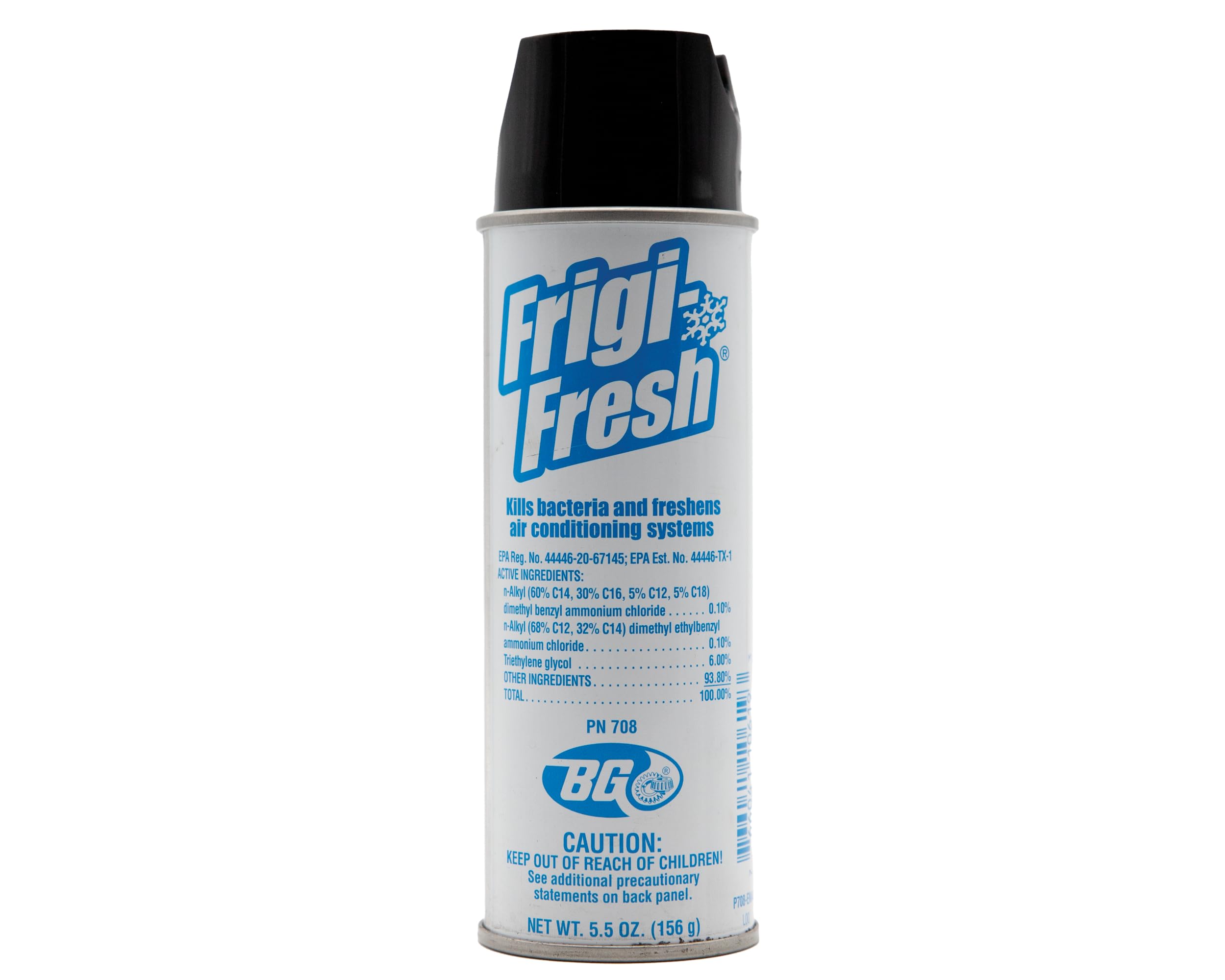 BG Frigi-Fresh spray application neutralizes odors in car A/C system for a fresher cabin