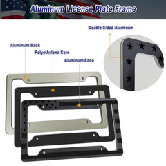 BGGTMO frame shows screen-printed American flag graphic on a durable frame.