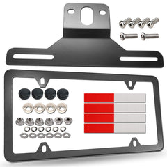 BGGTMO trailer bracket front view shows sturdy rustproof aluminum for durable trailer protection.