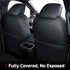 BGUCAR premium eco-friendly synthetic leather with water and stain resistance for easy care.