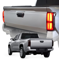 BGUCAR taillight protector in smoked black for Tacoma 2024-2025 enhances style and protection