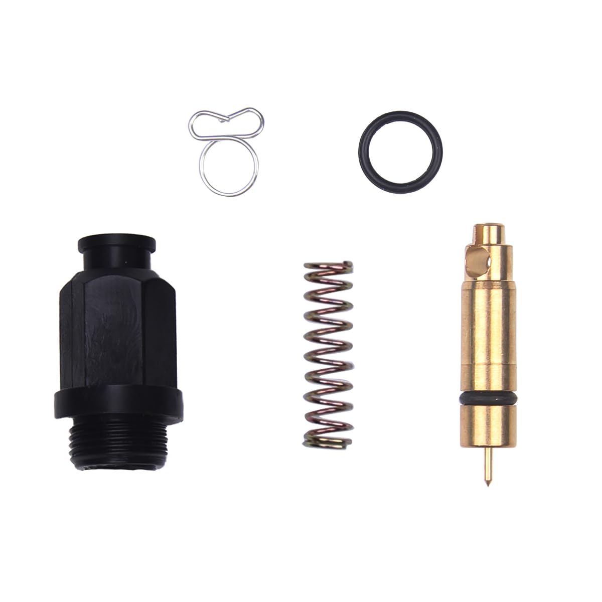 BH-Motor carb kit components laid out ready for installation